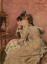 Admiring the Portrait