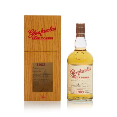 View full screen - View 1 of Lot 325. Glenfarclas The Family Casks 47.3 abv 1983 (1 BT70).