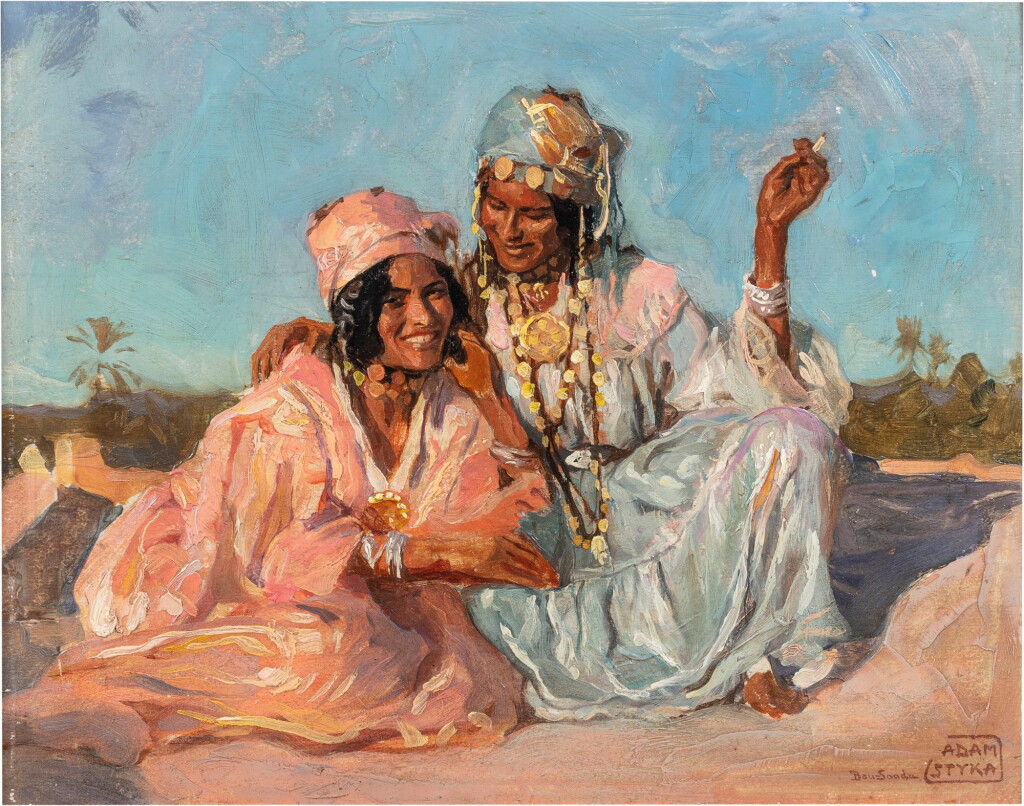 View full screen - View 1 of Lot 18. Resting in the Sunshine, Bou-Saâda.