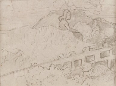 View full screen - View 1 of Lot 121. Parahi te marae - Là est le temple.