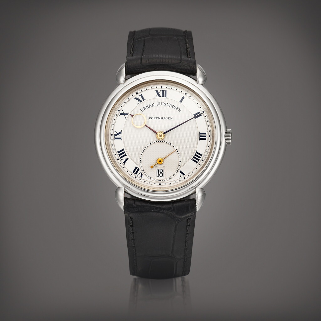 View full screen - View 1 of Lot 2172. Reference 8 A platinum wristwatch with date, Circa 1999 | 型號8 鉑金腕錶,備日期顯示,約1999年製.