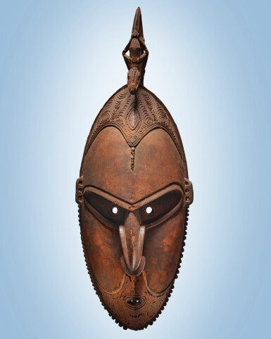 View full screen - View 1 of Lot 28. Spirit Mask, Murik Lakes, Coastal Sepik River, East Sepik Province, Papua New Guinea.