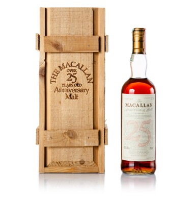 View full screen - View 1 of Lot 16. The Macallan 25 Year Old Anniversary Malt 43.0 abv 1974 (1 BT 70cl).