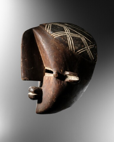View full screen - View 1 of Lot 53. Lwalwa Mask, Republic Democratic of the Congo.