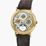 Quantième Perpétuel, Reference 43032/000J-7072 | A yellow gold skeletonised perpetual calendar wristwatch with moon phase | Made in 1998