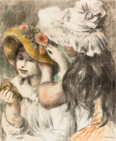 View full screen - View 1 of Lot 129. Le Chapeau Épinglé, deuxième planche (Delteil, Stella 30) .