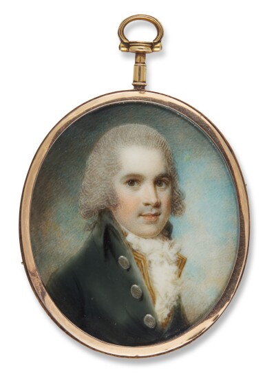 View full screen - View 1 of Lot 327. Portrait of a gentleman, circa 1790.