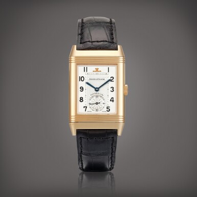 View full screen - View 1 of Lot 2221. Reverso Tourbillon, Reference 270.2.68 A limited edition pink gold reversible tourbillon wristwatch with power reserve indication, Circa 1993 | 積家 Reverso Tourbillon 型號270.2.68 限量版粉紅金可翻轉陀飛輪腕錶,備動力儲存顯示,約1993年製.