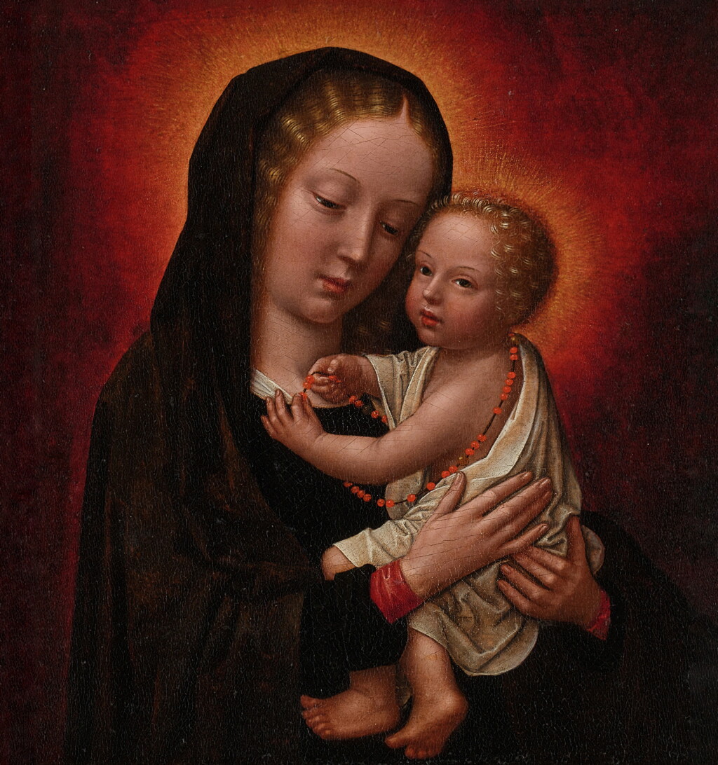 View full screen - View 1 of Lot 426. Virgin and Child.