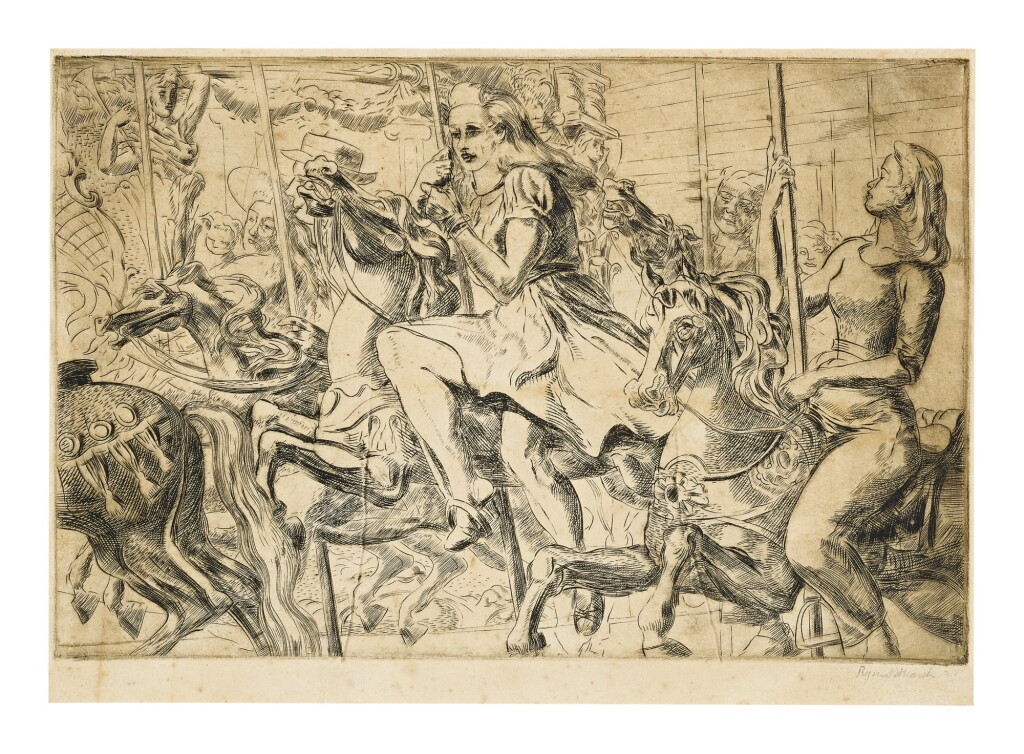 View full screen - View 1 of Lot 69. Merry-Go-Round (Sasowsky 210).