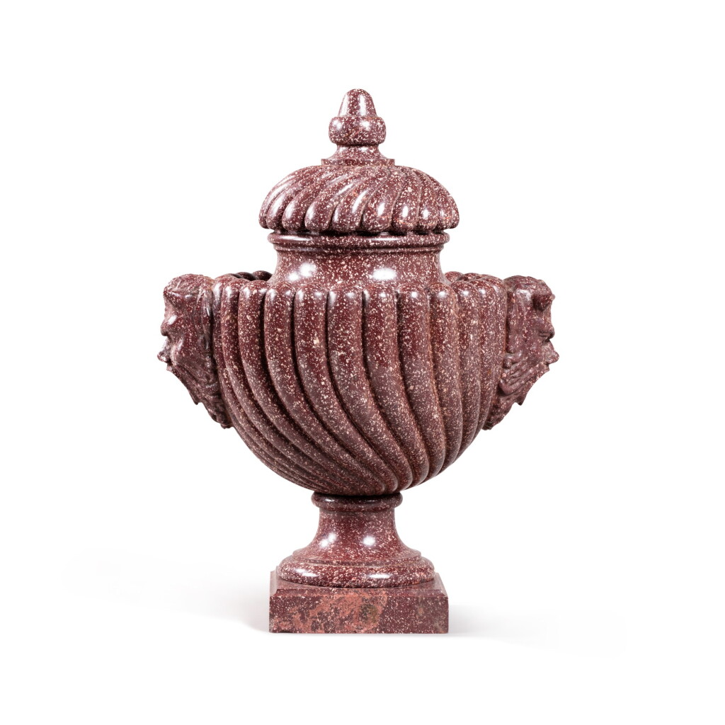 View full screen - View 1 of Lot 589. An Italian porphyry vase, in the Baroque manner, possibly 19th century.