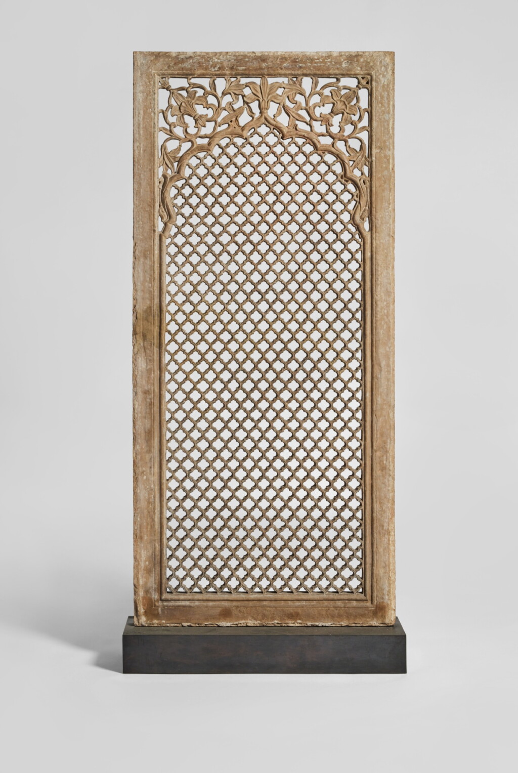 View full screen - View 1 of Lot 357. A Mughal Carved Sandstone Jali, India, circa 1625-50.