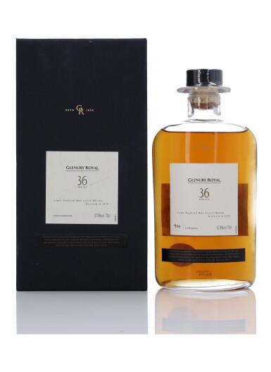 View full screen - View 1 of Lot 202. Glenury Royal 36 Year Old 57.9 abv 1970 (1 Bottle 70cl).
