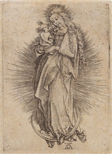 View full screen - View 1 of Lot 27. The Virgin on the Crescent (B. 30; M., Holl. 29).
