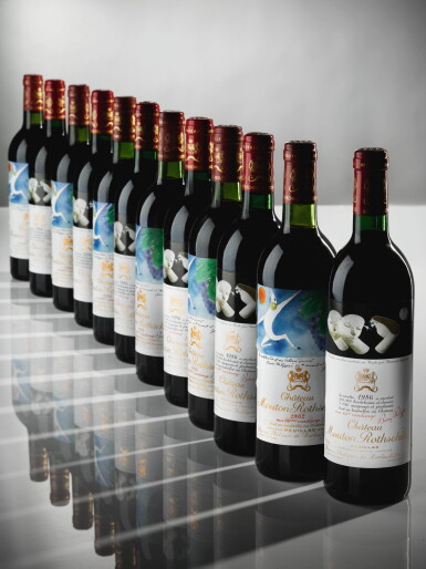 View full screen - View 1 of Lot 170. CHÂTEAU MOUTON ROTHSCHILD 1986 .