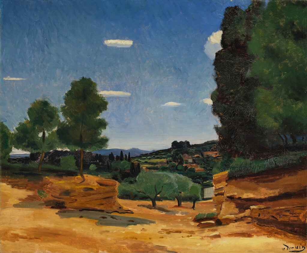 View full screen - View 1 of Lot 1101. Paysage de Provence.