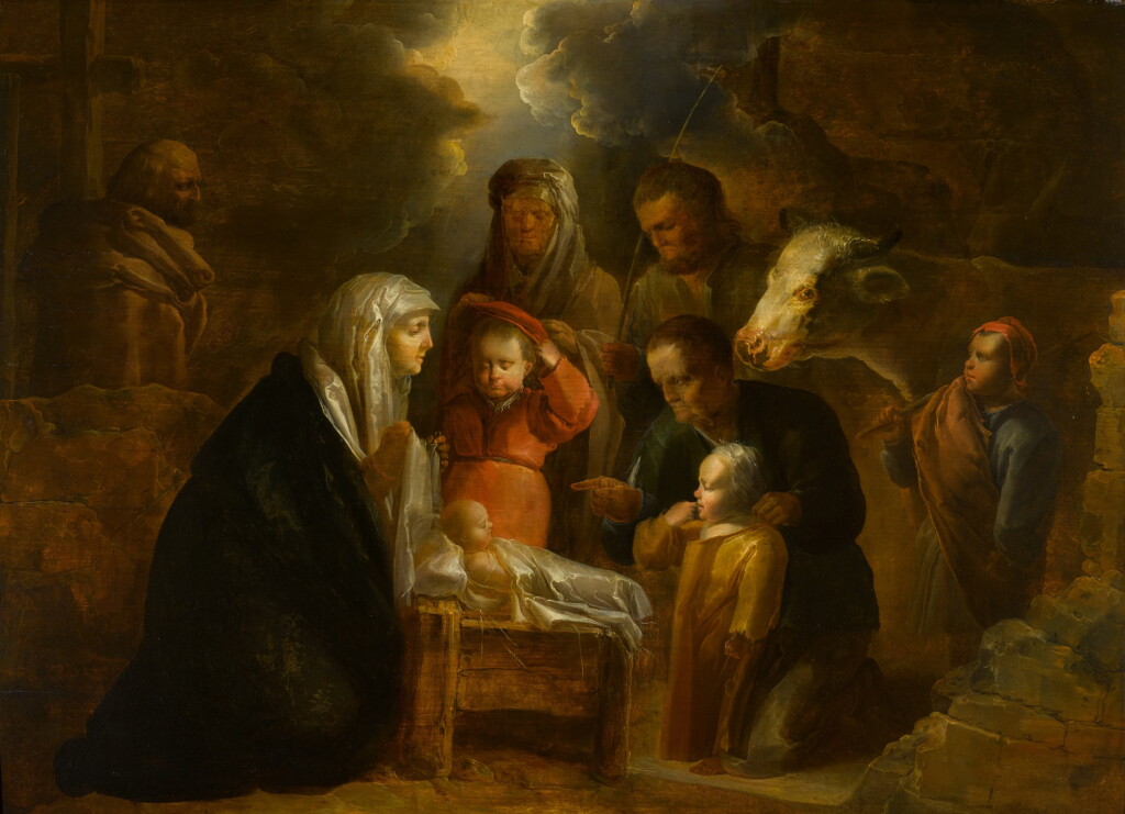 View full screen - View 1 of Lot 350. The Adoration of the Shepherds.