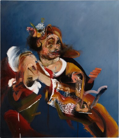 View full screen - View 1 of Lot 90. Portrait of "A Company of Musicians" (After Van Honthorst).