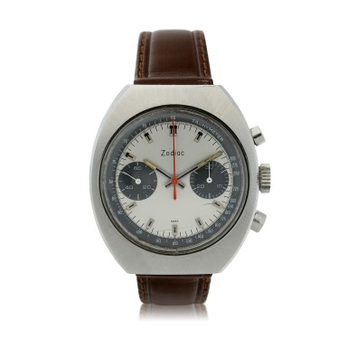 View full screen - View 1 of Lot 155. Reference 592 885 A stainless steel chronograph wristwatch, Circa 1965.