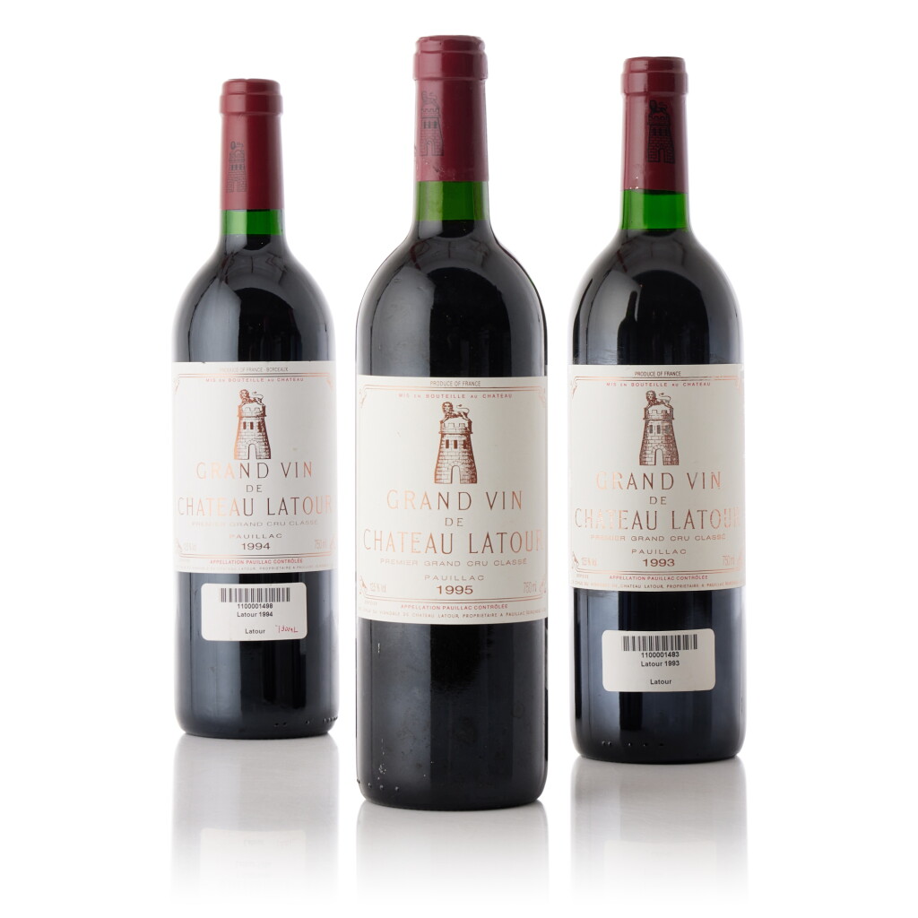 View full screen - View 1 of Lot 6272. Château Latour 1992-1995 (6 BT).