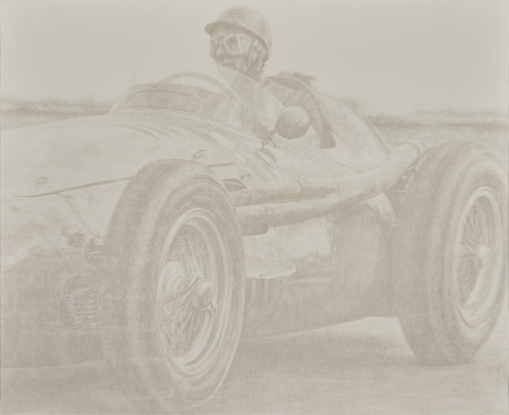 View full screen - View 1 of Lot 124. Obituary Portrait: Fangio.