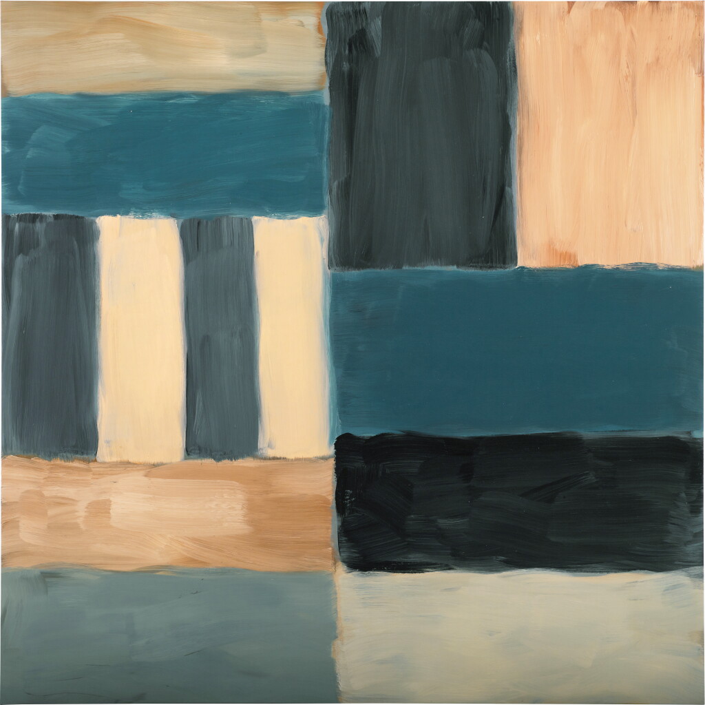 View full screen - View 1 of Lot 519. Wall of Light Sea Blue.