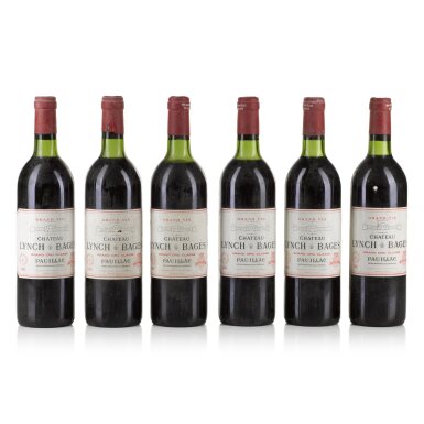 View full screen - View 1 of Lot 487. Château Lynch Bages 1982 (12 BT).