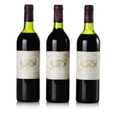 View full screen - View 1 of Lot 8. Château Margaux 1975 (3 BT).