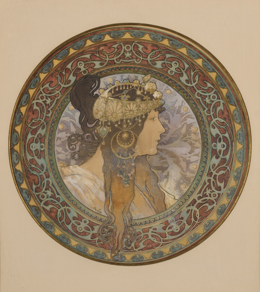 View full screen - View 1 of Lot 107. Tête Byzantine, Brunette.