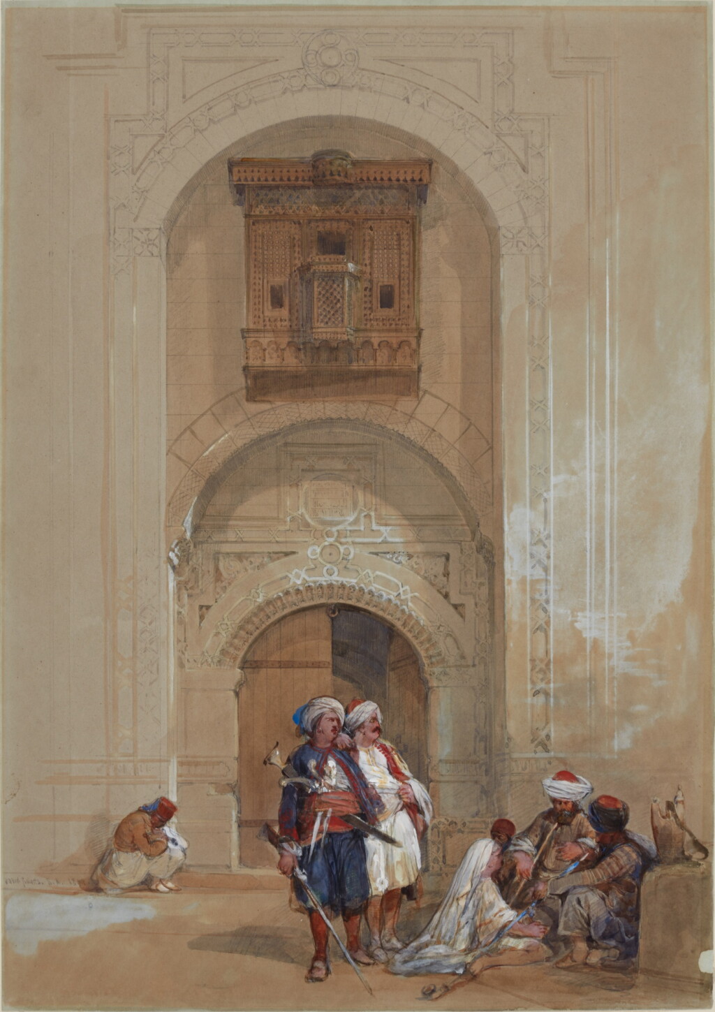 View full screen - View 1 of Lot 179. Modern Mansion, Showing the Arabesque Architecture of Cairo.
