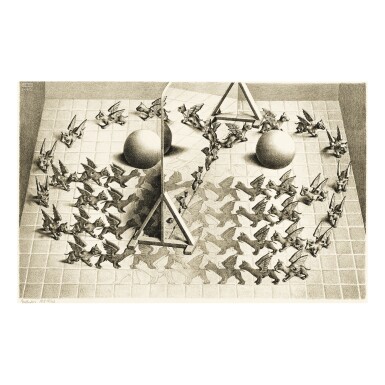 View full screen - View 1 of Lot 86. M. C. ESCHER | MAGIC MIRROR (B./K./L./W. 338).