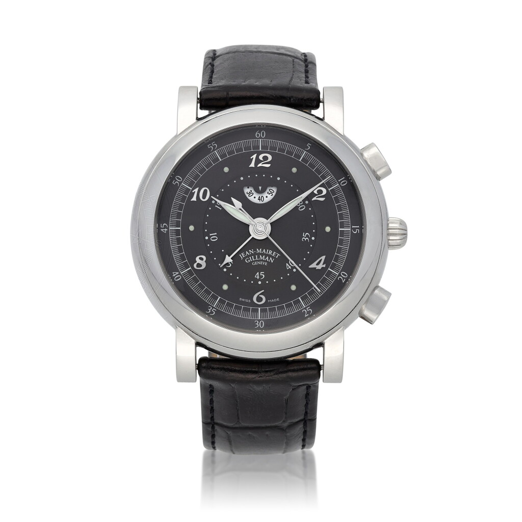 View full screen - View 1 of Lot 63. Alexandre II Limited edition stainless steel chronograph wristwatch Circa 2005.