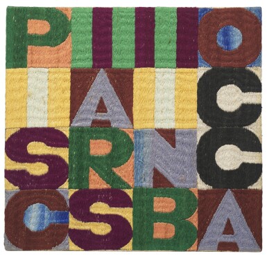 View full screen - View 1 of Lot 1. ALIGHIERO BOETTI | PISCIARSI IN BOCCA.