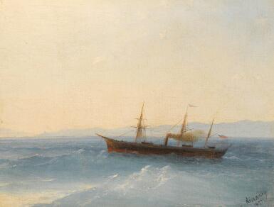 View full screen - View 1 of Lot 1. Russian Steamship.