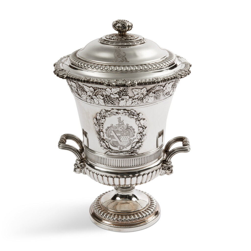 View full screen - View 1 of Lot 199. A Regency Silver Cup and Cover, Paul Storr, London, 1813.