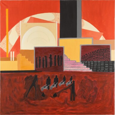 View full screen - View 1 of Lot 10. Untitled (Min Alaalm fi Tawr Alqamar - Of the World in the Moon Phase).