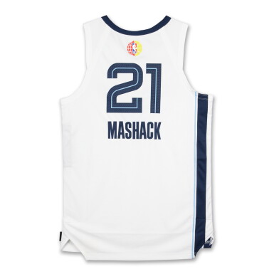 View full screen - View 1 of Lot 49. Jahmai Mashack ‘Berlin Game’ Memphis Grizzlies 2025-2026 Game Issued Association Edition Jersey .