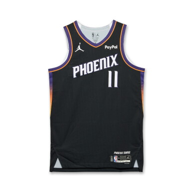 View full screen - View 1 of Lot 50. Oso Ighodaro Phoenix Suns 2025-2026 Emirates NBA Cup Game Worn Statement Edition Jersey .