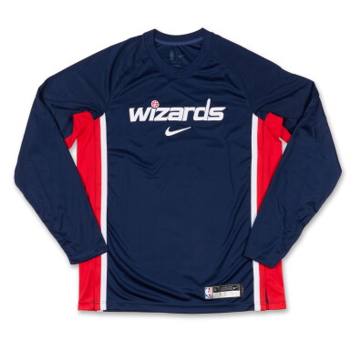 View full screen - View 1 of Lot 53. Bub Carrington Washington Wizards 2025-2026 'Rising Stars' Worn Warmup Top.