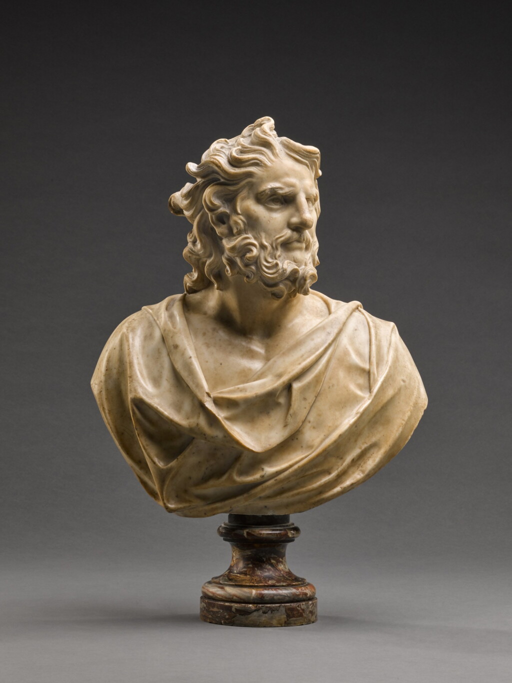 View full screen - View 1 of Lot 233. Bust of a Philosopher, possibly Seneca.