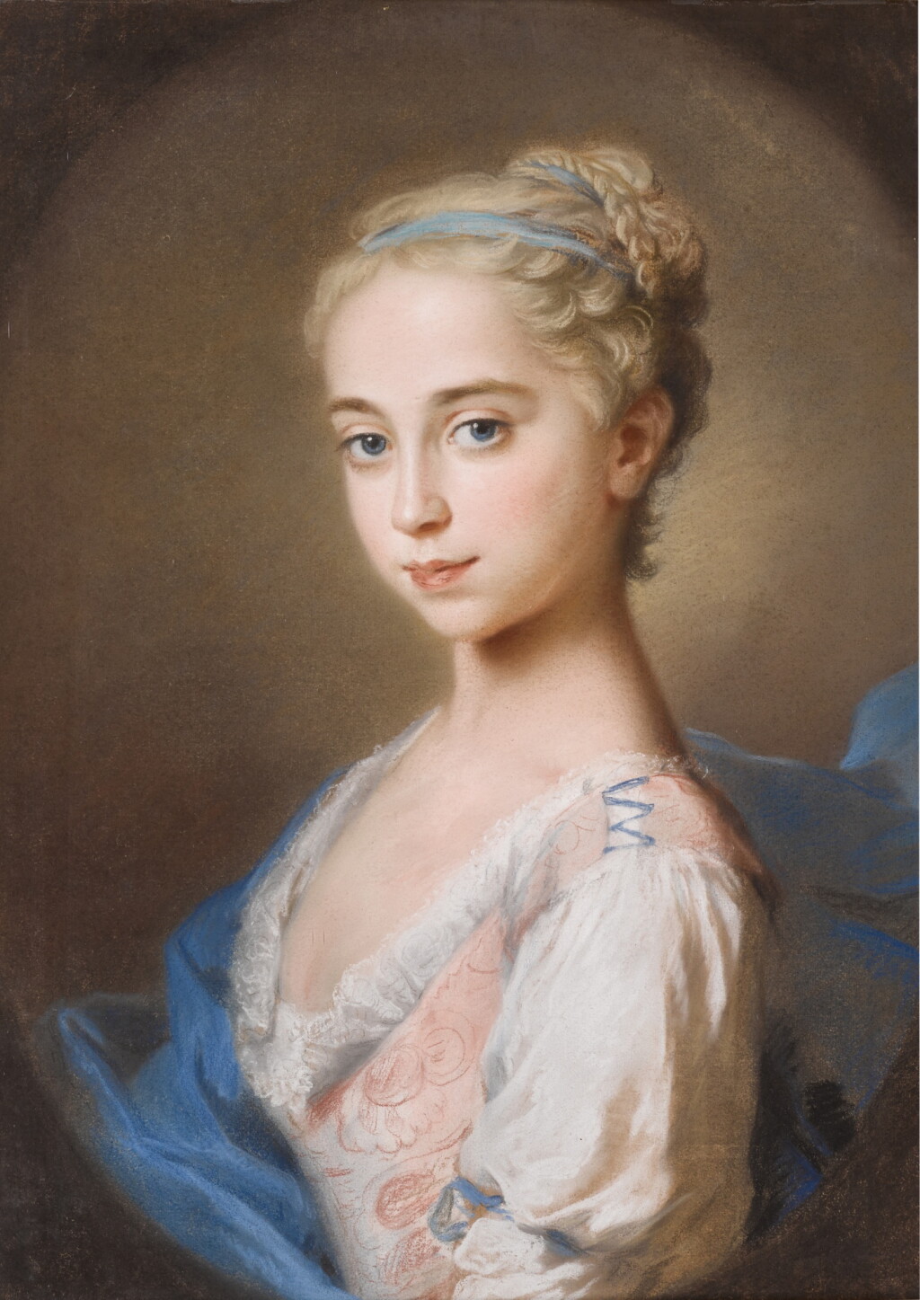 Voir en plein écran - Voir 1 du lot 157. Portrait of a young lady.