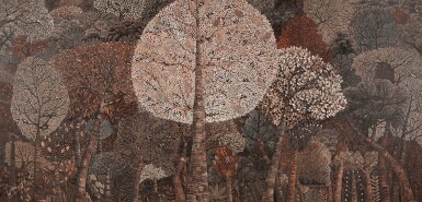 View full screen - View 1 of Lot 13. Haji Widayat 哈吉·維達雅 | Burung-burung di Hutan 森林裡的鳥.