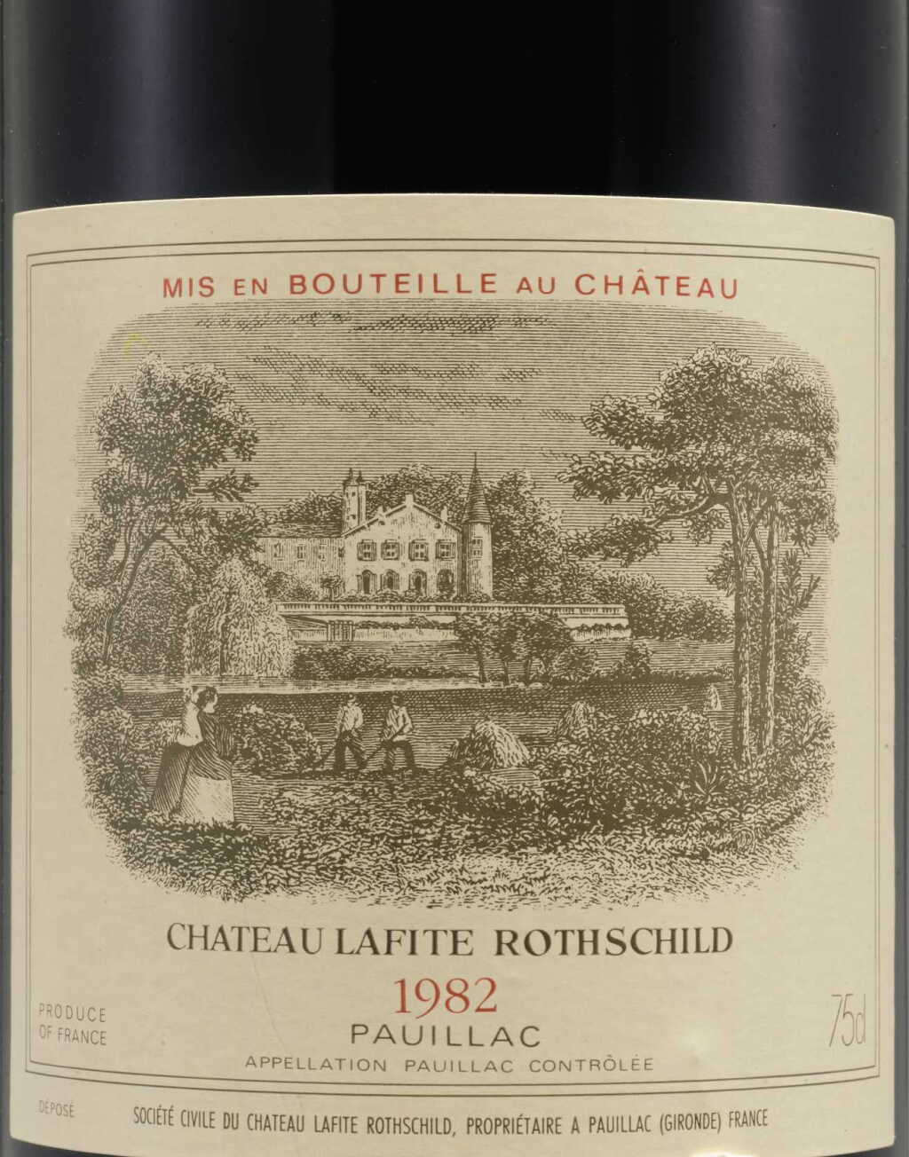 View full screen - View 1 of Lot 462. Château Lafite 1982 (12 BT).