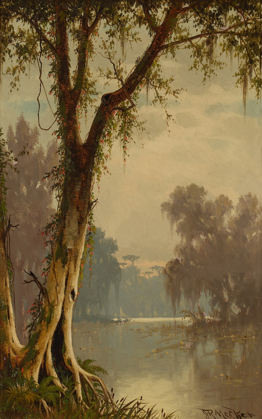 View full screen - View 1 of Lot 49. A Louisiana Bayou.
