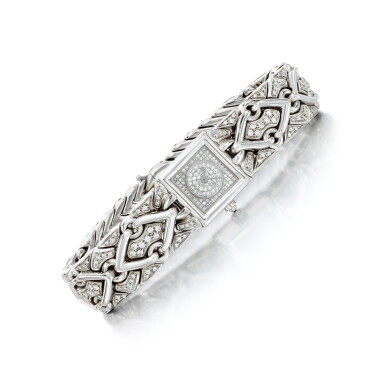 View full screen - View 1 of Lot 12. Diamond watch, 'Trika' .