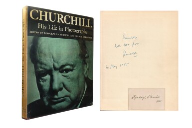 View full screen - View 1 of Lot 80. Randolph S. Churchill and, Helmut Gernsheim, editors | Churchill: His Life in Photographs. London: Weidenfeld & Nicholson, 1955.