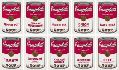 View full screen - View 1 of Lot 6. Andy Warhol 安迪・沃荷 | Campbell's Soup I (Set of Ten) 金寶湯之一(一套十幅).
