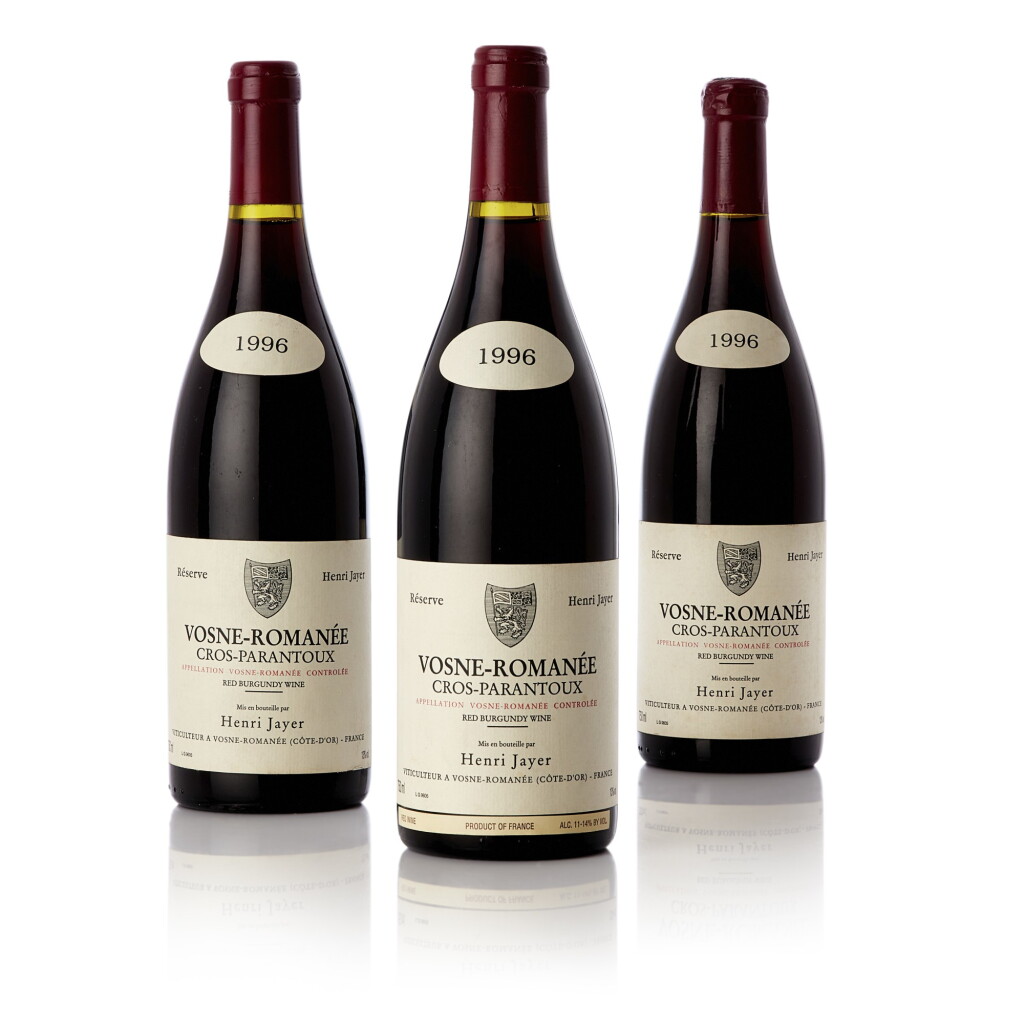 View full screen - View 1 of Lot 9536. Vosne Romanée, Cros Parantoux 1996 Henri Jayer (2 BT).