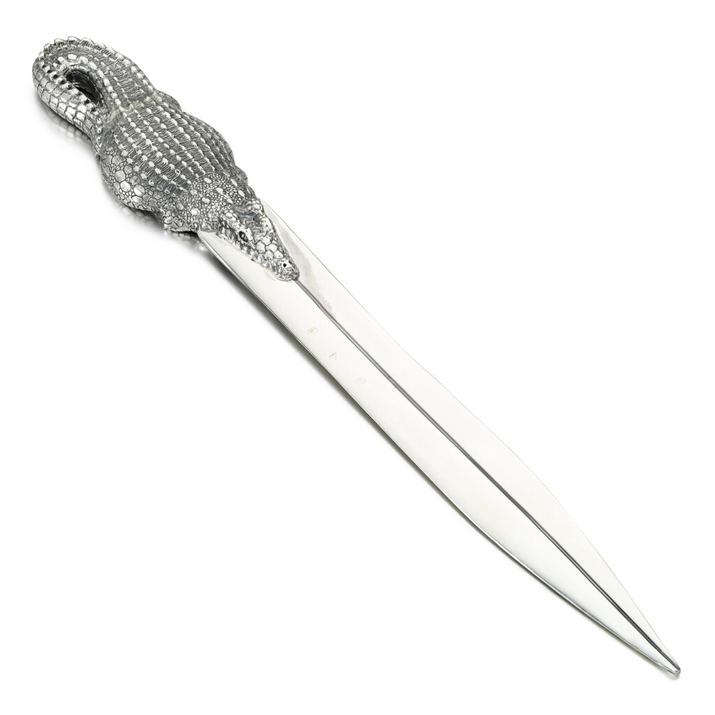 View full screen - View 1 of Lot 66. Patrick Mavros | Silver letter opener, 2001.