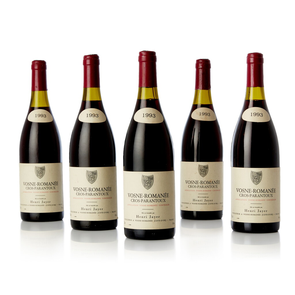 View full screen - View 1 of Lot 6634. Vosne Romanée, Cros Parantoux 1993 Henri Jayer (5 BT).